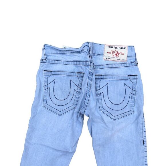 True Religion Jeans Size 27 ROCCO Relaxed Skinny Blue - Picture 4 of 8